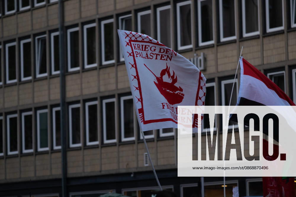Multiple hundreds of people took part in a demonstration in Cologne marking the third anniversary of October 7, 2023, protesting IsraelÃ¢â‚¬â ¢s military campaign and genocidal intervention in Gaza. A smaller counter-protest took place without reported confrontations between the two groups...Police intervened and stopped the demonstration multiple times before protesters were held inside a police cage for approximately two hours. Officers later opened a corridor and allowed them to leave in small groups. During the dispersal, police arrested around 10 protesters, who were later released from custody. Cologne Germany - ZUMAm356 20261007_zip_m356_002