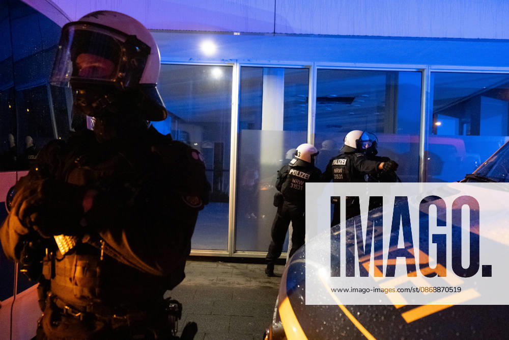 Multiple hundreds of people took part in a demonstration in Cologne marking the third anniversary of October 7, 2023, protesting Israelâ€⠢s military campaign and genocidal intervention in Gaza. A smaller counter-protest took place without reported confrontations between the two groups...Police intervened and stopped the demonstration multiple times before protesters were held inside a police cage for approximately two hours. Officers later opened a corridor and allowed them to leave in small groups. During the dispersal, police arrested around 10 protesters, who were later released from custody. Cologne Germany - ZUMAm356 20261007_zip_m356_011