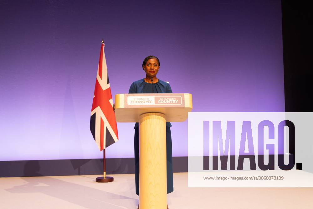 Conservative Party Conference, Day 4, The ICC Birmingham, UK - 07 Oct 2026 Leader of the Conservative Party Kemi Badenoch gives her keynote speech at the International Convention Centre on the final day (day four) of the Conservative Party Conference at the International Convention Centre in Birmingham. The Conservative Party leader, Kemi Badenoch s gives her keynote speech at the International Convention Centre on the final day (day four) of the Conservative Party Conference at the International Convention Centre in Birmingham. The Conservative Party opened its annual conference under the slogan Stronger economy, stronger country Birmingham United Kingdom