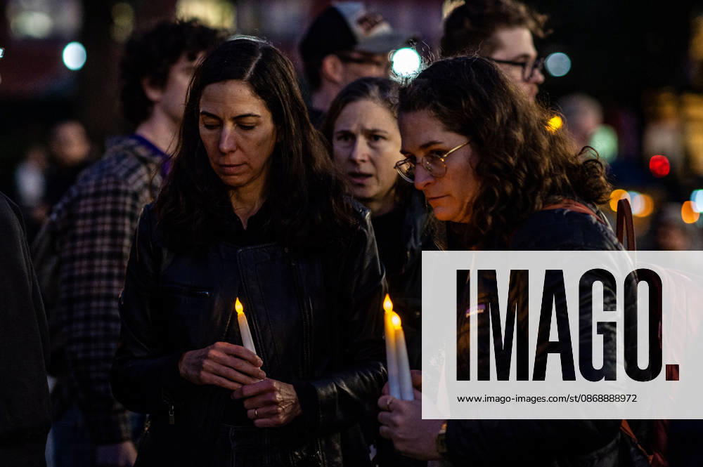 The Union Square candlelight vigil organized by the group Israelis for Peace on October 7th 2026 went on in spite of loud protests by pro-Palestinian activists. Several public officials, including New York City mayor ZOHRAN MAMDANI, joined the group in commemorating the Israeli lives lost on Ocotober 7th 2023 despite the protests. New York USA - ZUMAh214 20261007_znp_h214_010