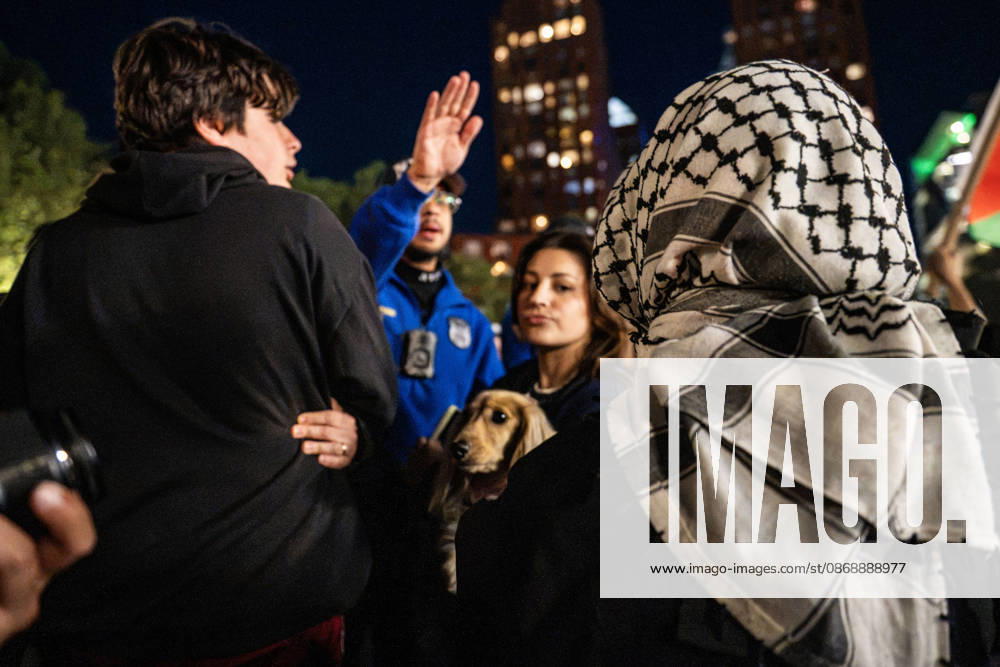 The Union Square candlelight vigil organized by the group Israelis for Peace on October 7th 2026 went on in spite of loud protests by pro-Palestinian activists. Several public officials, including New York City mayor ZOHRAN MAMDANI, joined the group in commemorating the Israeli lives lost on Ocotober 7th 2023 despite the protests. New York USA - ZUMAh214 20261007_znp_h214_013