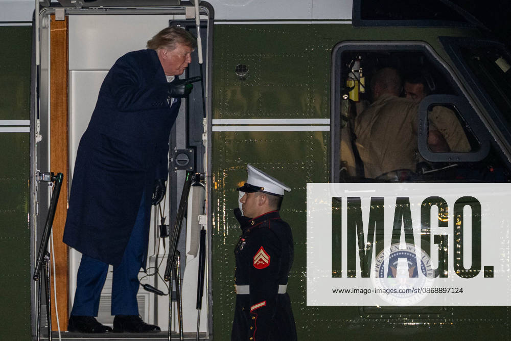 President DONALD TRUMP walks across the South Lawn of the White House after arriving aboard Marine One following a trip to San Antonio, Texas, where he attended a campaign rally ahead of the November midterm elections. Washington United States - ZUMAk206 20261008_znp_k206_011
