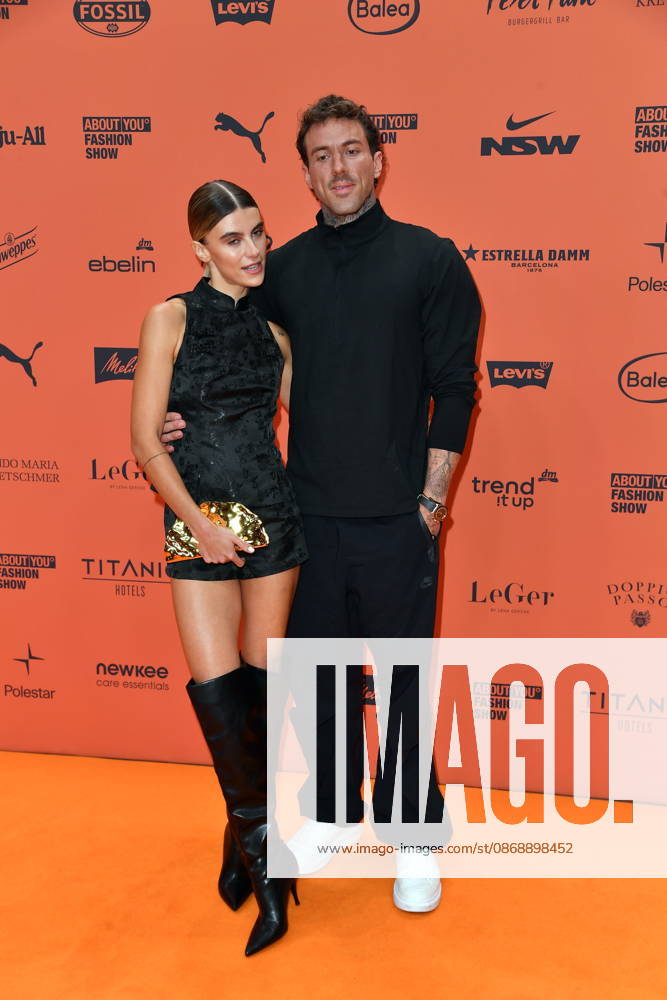 ABOUT YOU Opera Fashion Show: Romina Palm and Christian Wolf at the ABOUT YOU Opera Fashion Show in Berlin on October 7, 2026