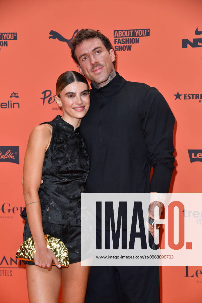 ABOUT YOU Opera Fashion Show: Romina Palm and Christian Wolf at the ABOUT YOU Opera Fashion Show in Berlin on October 7, 2026