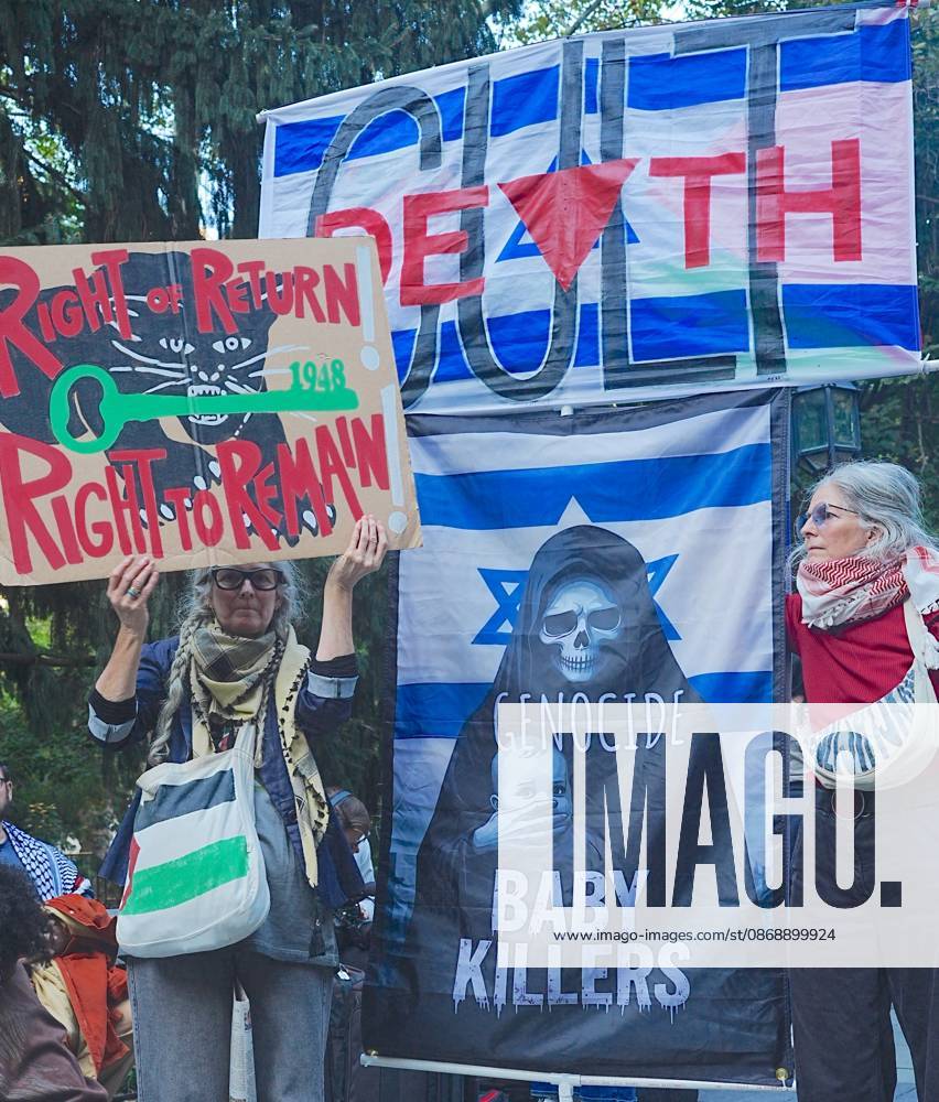 Pro-Palestinians rally outside City Hall NEW YORK, UNITED STATES - OCTOBER 07: Pro-Palestinian Americans rally outside City Hall and march to Union Square in New York, United States, on October 7, 2026, marking the anniversary of the October 7 attacks on Gaza. Selcuk Acar Anadolu New York United States. Editorial use only. Please get in touch for any other usage.