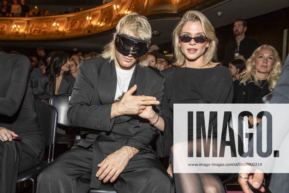 ABB ABOUTYOU Ski Aggu and Cheyenne Pahde as guests at the ABOUT YOU Opera Fashion Show at the Admiralspalast on October 7, 2026, in Berlin, Germany