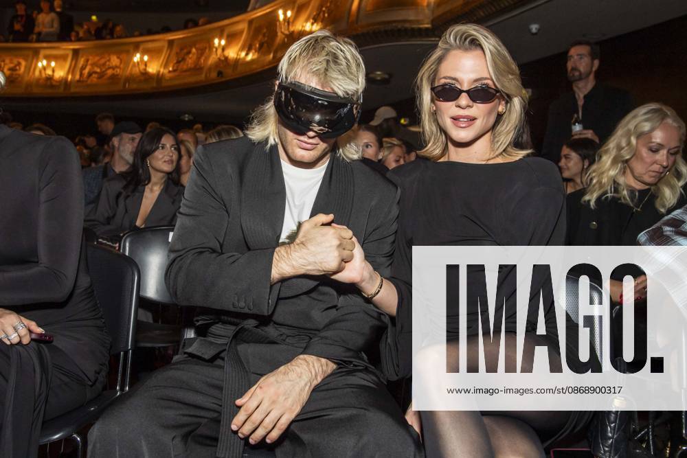 ABB ABOUTYOU Ski Aggu and Cheyenne Pahde as guests at the ABOUT YOU Opera Fashion Show at the Admiralspalast on October 7, 2026, in Berlin, Germany