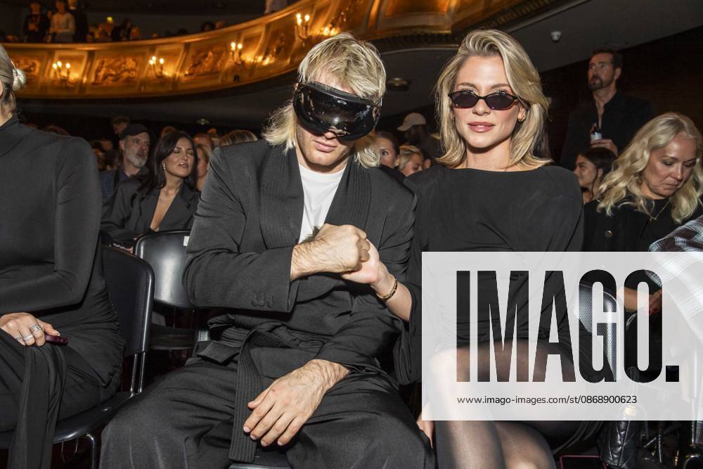 ABB ABOUTYOU Ski Aggu and Cheyenne Pahde as guests at the ABOUT YOU Opera Fashion Show at the Admiralspalast on October 7, 2026, in Berlin, Germany