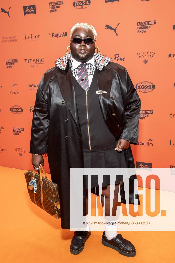 ABB ABOUTYOU Richmond Rockson as a guest on the orange carpet at the ABOUT YOU Opera Fashion Show at the Admiralspalast on October 7, 2026, in Berlin, Germany