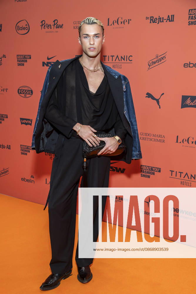 ABB ABOUTYOU Aldin Zahirovic as a guest on the orange carpet at the ABOUT YOU Opera Fashion Show at the Admiralspalast on October 7, 2026, in Berlin, Germany