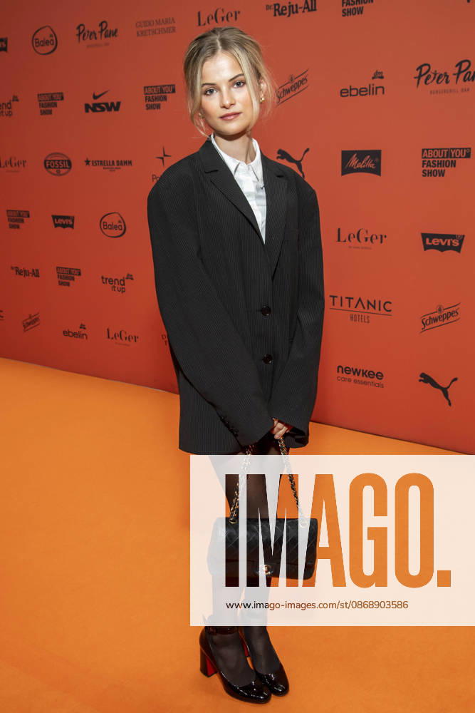 ABB ABOUTYOU Lotta Stichler as a guest on the orange carpet at the ABOUT YOU Opera Fashion Show at the Admiralspalast on October 7, 2026, in Berlin, Germany