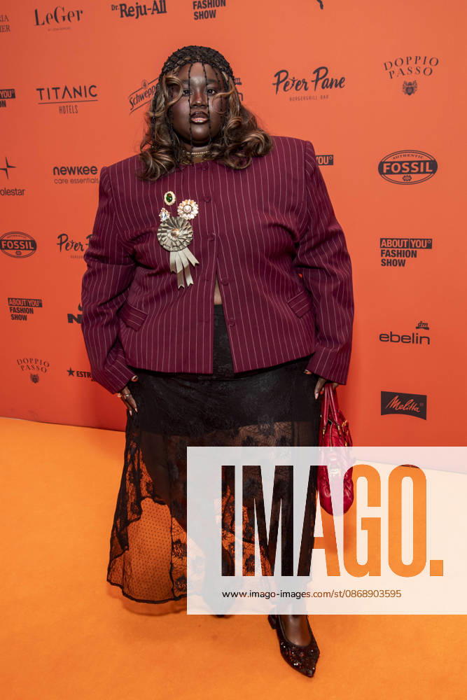 ABB ABOUTYOU Richlove Rockson as a guest on the orange carpet at the ABOUT YOU Opera Fashion Show at the Admiralspalast on October 7, 2026, in Berlin, Germany