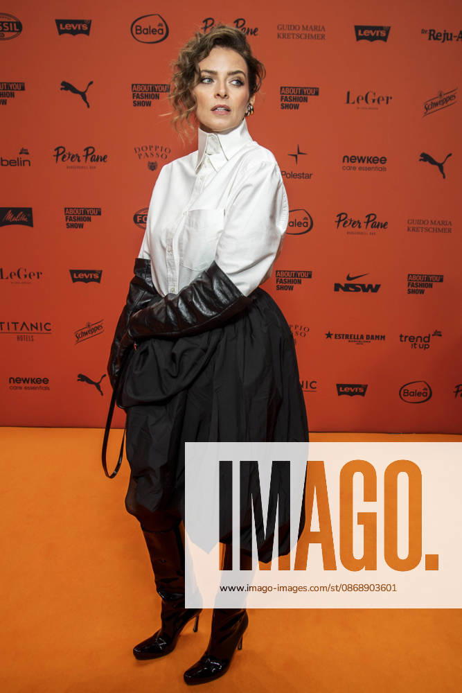 ABB ABOUTYOU Eva Padberg as a guest on the orange carpet at the ABOUT YOU Opera Fashion Show at the Admiralspalast on October 7, 2026, in Berlin, Germany
