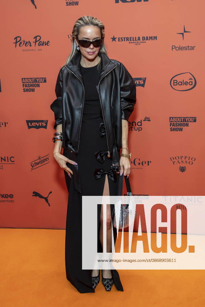 ABB ABOUTYOU Marina Hoermanseder as a guest on the orange carpet at the ABOUT YOU Opera Fashion Show at the Admiralspalast on October 7, 2026, in Berlin, Germany