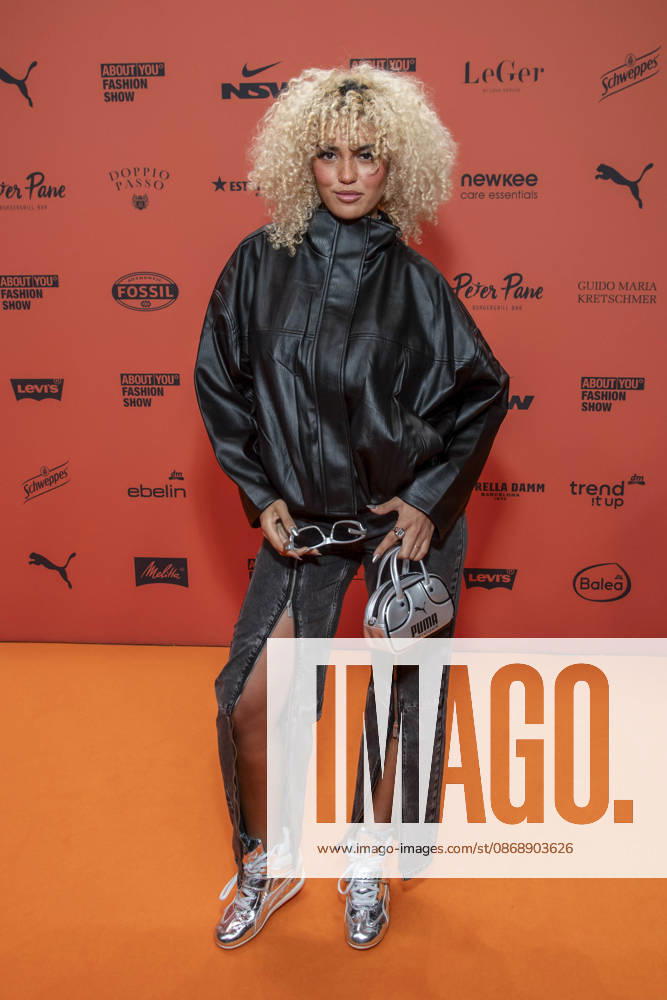 ABB ABOUTYOU Souhaila Jaeger as a guest on the orange carpet at the ABOUT YOU Opera Fashion Show at the Admiralspalast on October 7, 2026, in Berlin, Germany