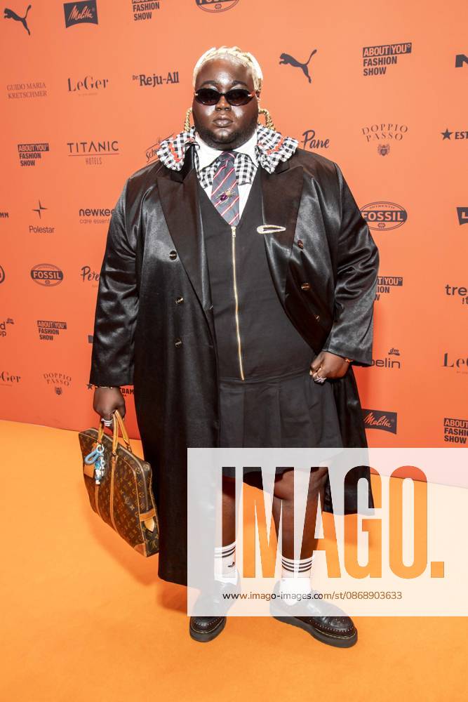 ABB ABOUTYOU Richmond Rockson as a guest on the orange carpet at the ABOUT YOU Opera Fashion Show at the Admiralspalast on October 7, 2026, in Berlin, Germany