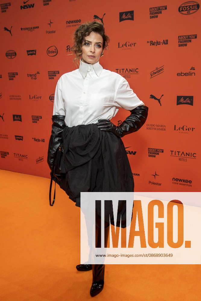 ABB ABOUTYOU Eva Padberg as a guest on the orange carpet at the ABOUT YOU Opera Fashion Show at the Admiralspalast on October 7, 2026, in Berlin, Germany