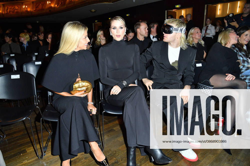 Caro Daur, Lena Gercke, and Ski Aggu—whose real name is August Jean Diederich—at the ABOUT YOU Opera Fashion Show in Berlin on October 7, 2026