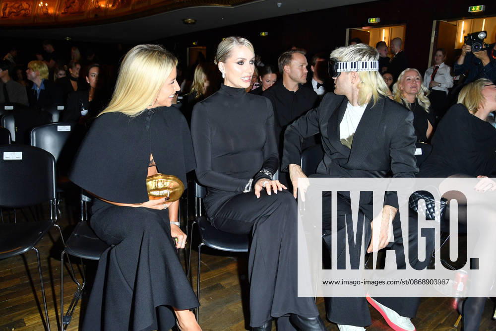 Caro Daur, Lena Gercke, and Ski Aggu—whose real name is August Jean Diederich—at the ABOUT YOU Opera Fashion Show in Berlin on October 7, 2026