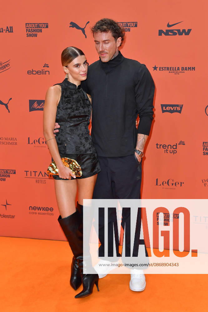 Romina Palm and Christian Wolf at the ABOUT YOU Opera Fashion Show in Berlin on October 7, 2026