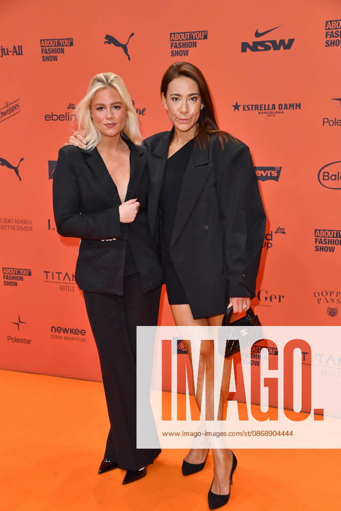 Jo Wünsche and Angela Lanz at the ABOUT YOU Opera Fashion Show in Berlin on October 7, 2026
