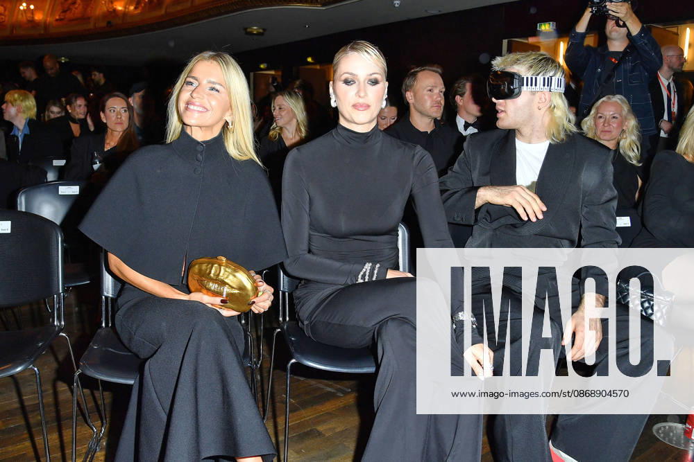 Caro Daur, Lena Gercke, and Ski Aggu—whose real name is August Jean Diederich—at the ABOUT YOU Opera Fashion Show in Berlin on October 7, 2026