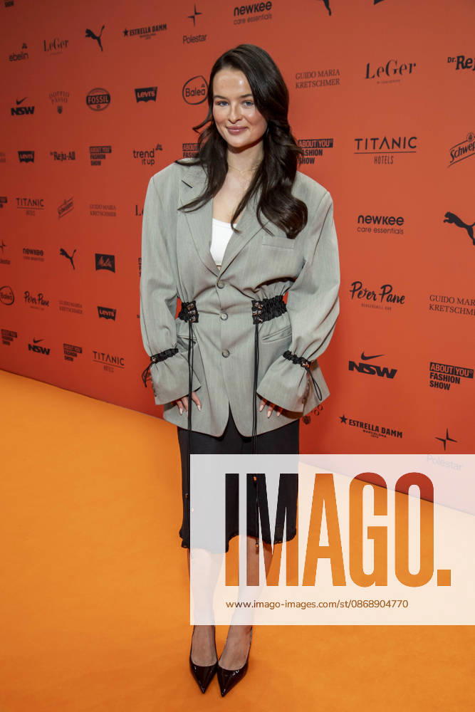 ABB ABOUTYOU Nele Ludowig Roeffen as a guest on the orange carpet at the ABOUT YOU Opera Fashion Show at the Admiralspalast on October 7, 2026, in Berlin, Germany