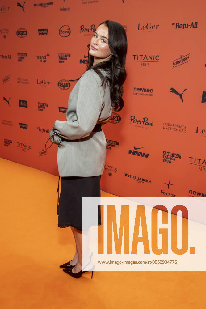 ABB ABOUTYOU Nele Ludowig Roeffen as a guest on the orange carpet at the ABOUT YOU Opera Fashion Show at the Admiralspalast on October 7, 2026, in Berlin, Germany