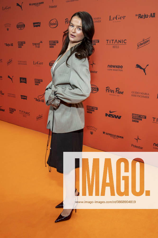ABB ABOUTYOU Nele Ludowig Roeffen as a guest on the orange carpet at the ABOUT YOU Opera Fashion Show at the Admiralspalast on October 7, 2026, in Berlin, Germany