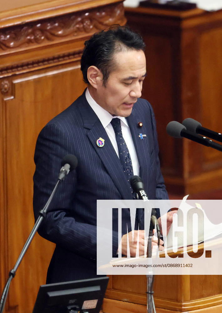 Tokyo, Japan - Japanese Agriculture Minister Kazuo Yana answers a question at Lower House s plenary session at the National Diet in Tokyo on Monday, October 8, 2026. (photo by Yoshio Tsunoda AFLO) aflo_354274217