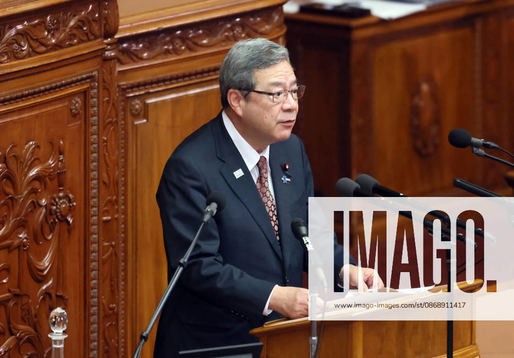 Tokyo, Japan - Japanese Regulatory Reform Minister Hiroshi Nakatsuka answers a question at Lower House s plenary session at the National Diet in Tokyo on Monday, October 8, 2026. (photo by Yoshio Tsunoda AFLO) aflo_354274227