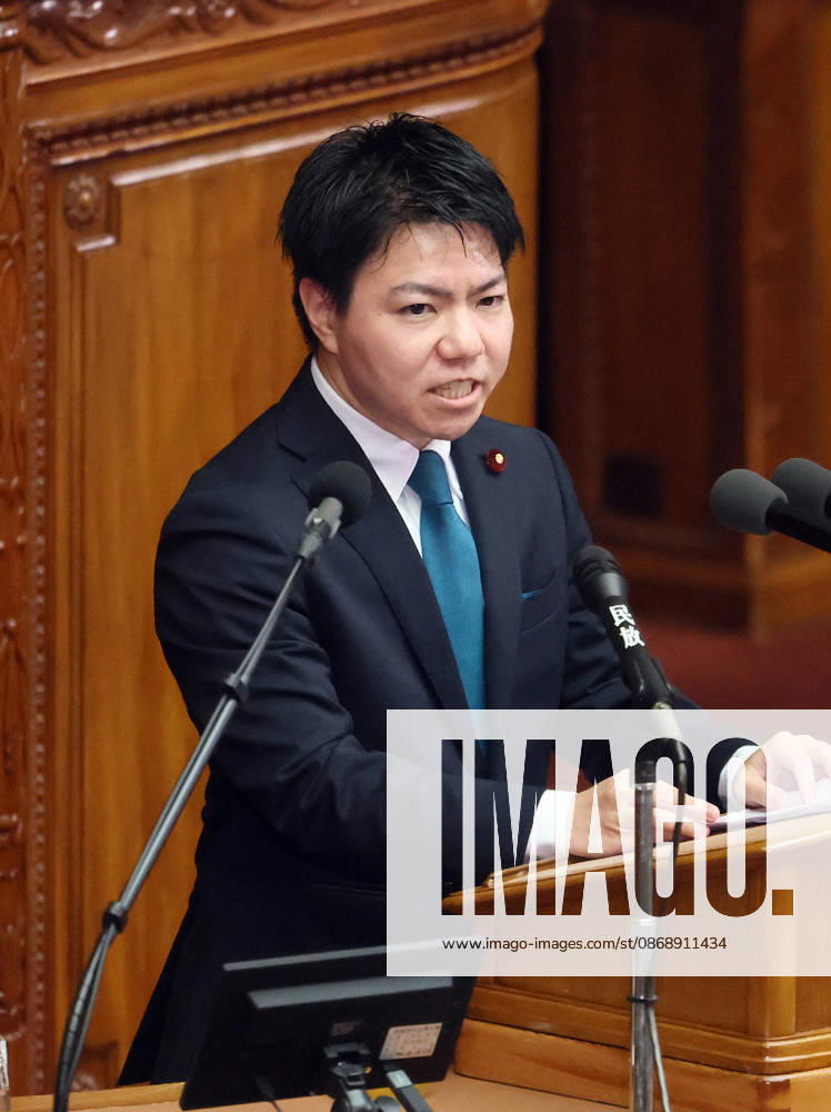 Tokyo, Japan - Japan s opposition party Team Mirai lawmaker Aoi Furukawa questions to Prime Minister Sanae Takaichi at Lower House s plenary session at the National Diet in Tokyo on Monday, October 8, 2026. (photo by Yoshio Tsunoda AFLO) aflo_354274235
