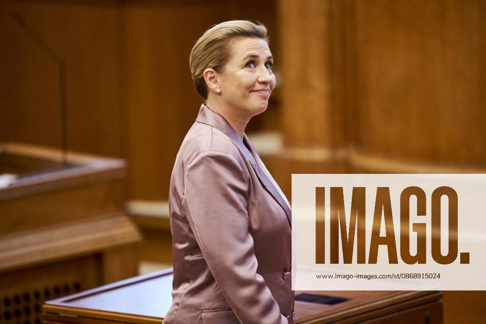 Opening Debate in the Danish Parliament: Prime Minister Mette Frederiksen of the Social Democratic Party before the opening debate in the Parliament Hall at Christiansborg on Thursday, October 8, 2026. Photo by Thomas Traasdahl, Ritzau Scanpix, Copenhagen, Denmark