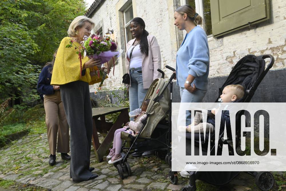 Queen Mathilde Visits Winners Of the 2026 Queen Mathilde Prize GREZ-DOICEAU, BELGIUM - OCTOBER 08: Queen Mathilde of Belgium pictured visiting two organizations that won the 2026 Queen Mathilde Prize : Vzw Alba, on October 08, 2026 in Grez-Doiceau, Belgium, 08 10 2026 Grez-Doiceau Belgium