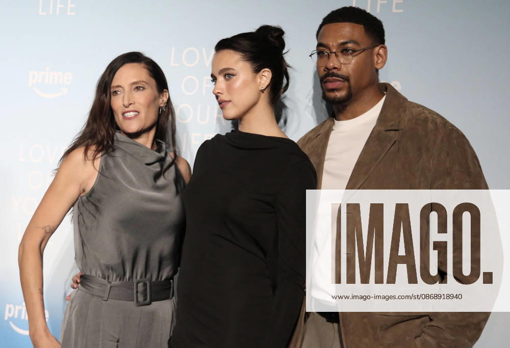 New York October 07, 2026. Rachel Morrison, Aaron Pierre, Margaret Qualley, attend Prime s premere of Love of Your Life at IFC Theater in New York. October 07, 2026.