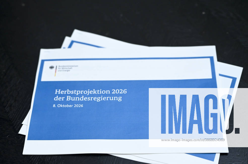 ABB BPK Fall Report in print: Presentation of the Federal Government’s Fall 2026 Projections at the BPK Federal Press Conference in Berlin on October 8, 2026, Berlin, Germany