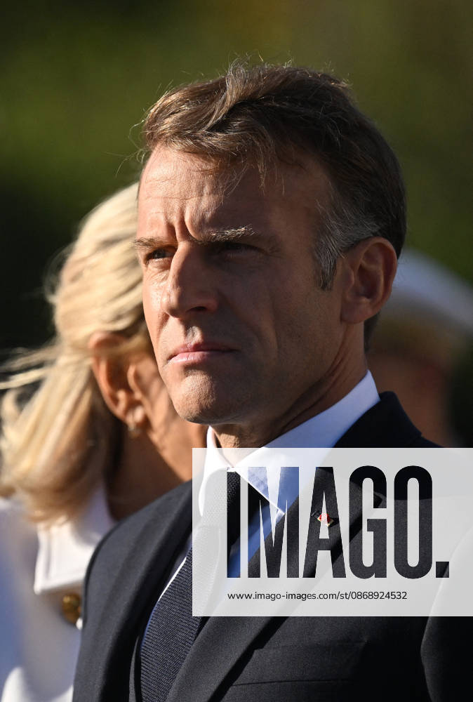 President Emmanuel Macron at a ceremony at the Arc de Triomphe in Paris on October 8, 2026, in honor of the state visit to France by the President of Germany and his wife. Christian Liewig Bestimage President Emmanuel Macron and his wife Brigitte Macron welcome Frank-Walter Steinmeier, President of Germany, and his wife, Elke Büdenbender, for a ceremony at the Arc de Triomphe in Paris on October 8, 2026, Paris, France