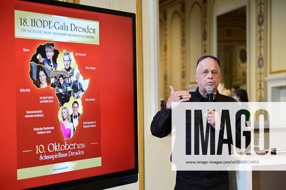 Stefan Hippler at the press conference and presentation of the 16th HOPE Award for the 18th HOPE Gala in Dresden at the Schauspielhaus Dresden, Dresden