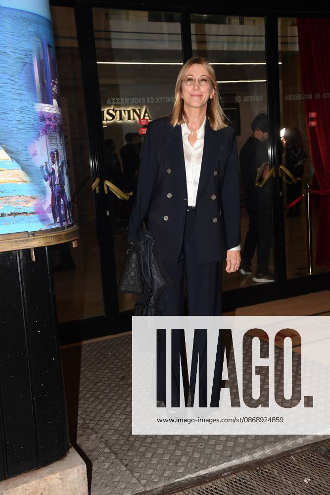 IPA89427417 - Rome, Teatro Sistina: Celebration marking the 150th anniversary of *Corriere della Sera*. Pictured: Simona Agnes