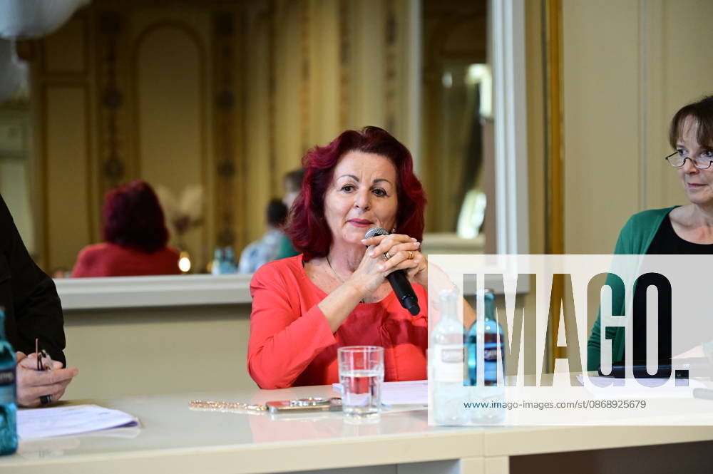 Viola Klein at the press conference and presentation of the 16th HOPE Award for the 18th HOPE Gala Dresden at the Schauspielhaus Dresden, Dresden