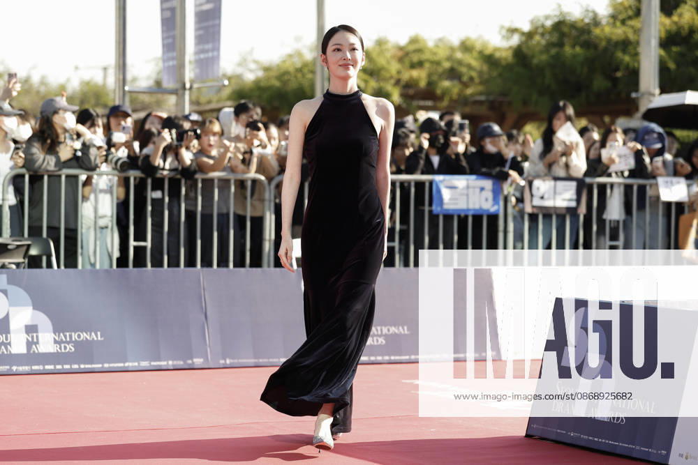 Red carpet at Seoul Drama Awards in South Korea South Korean actress Choi Hyo-ju walks the red carpet during the 21st Seoul International Drama Awards in Seoul, South Korea, on October 08, 2026. Seoul South Korea