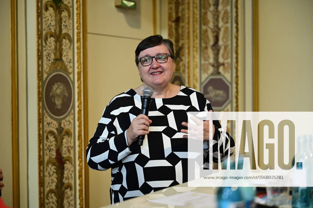 Lea Ackermann at the press conference and presentation of the 16th HOPE Award for the 18th HOPE Gala Dresden at the Schauspielhaus Dresden, Dresden