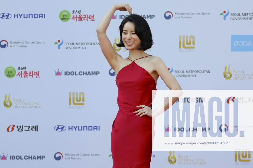 Red carpet at Seoul Drama Awards in South Korea South Korean actress Lim Ji-yeon poses for photos on the red carpet during the 21st Seoul International Drama Awards in Seoul, South Korea, on October 08, 2026. Seoul South Korea