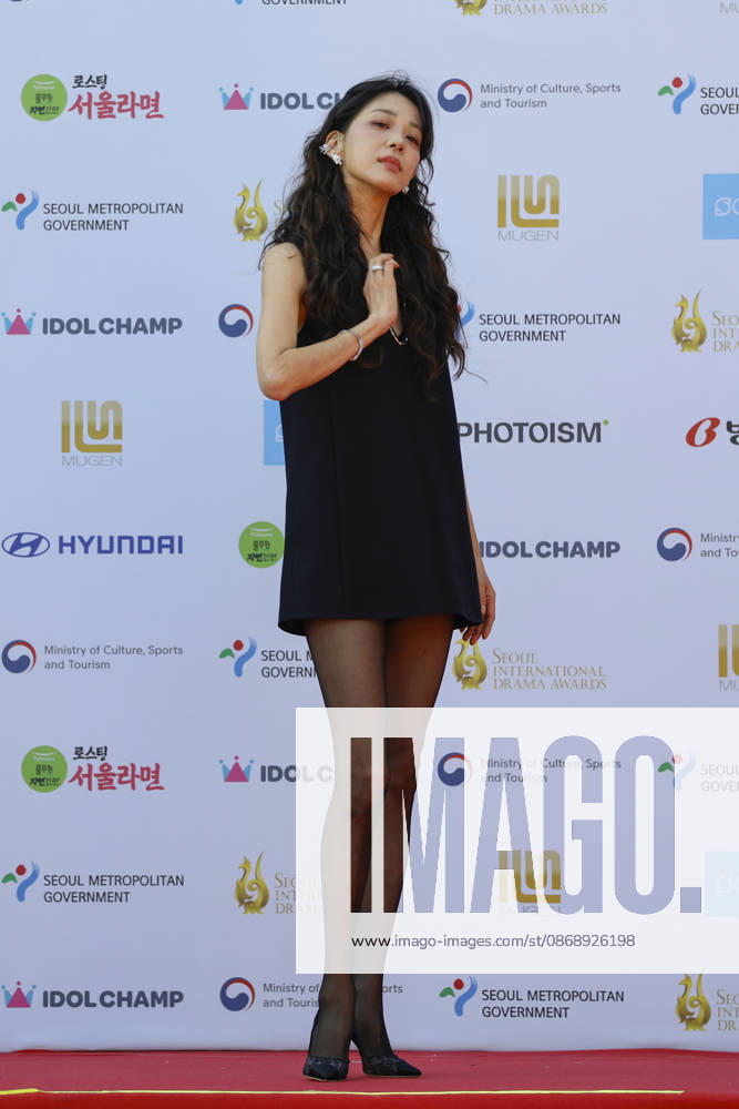 Red carpet at Seoul Drama Awards in South Korea South Korean actress Han Go-eun poses for photos on the red carpet during the 21st Seoul International Drama Awards in Seoul, South Korea, on October 08, 2026. Seoul South Korea