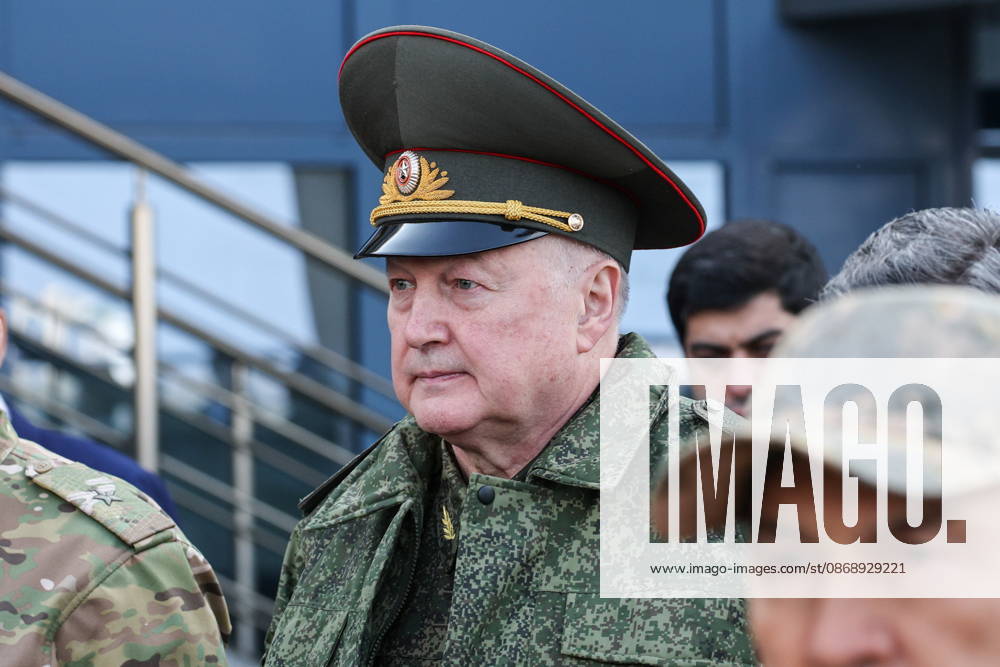 BELARUS, MINSK - OCTOBER 8, 2026: The Head of the CIS Anti-Terrorism Centre, Yevgeny Sysoyev, attends the final phase of the Eurasia-Antiterror 2026 counter-terrorism exercise by relevant agencies of the CIS and SCO member states. The drill is held as part of the 2026 CIS and SCO Counter-Terrorism Forum Minsk Belarus - ZUMAt113 20261008_zaa_t113_265