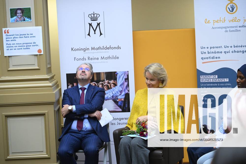 Queen Mathilde Visits Winners Of the 2026 Queen Mathilde Prize BRUSSELS, BELGIUM - OCTOBER 08: Queen Mathilde of Belgium and Frederic Van Leeuw, procureur pictured visiting two organizations that won the 2026 Queen Mathilde Prize : « le Petit Vélo Jaune », on October 08, 2026 in Brussels, Belgium, 08 10 2026 Brussels Belgium