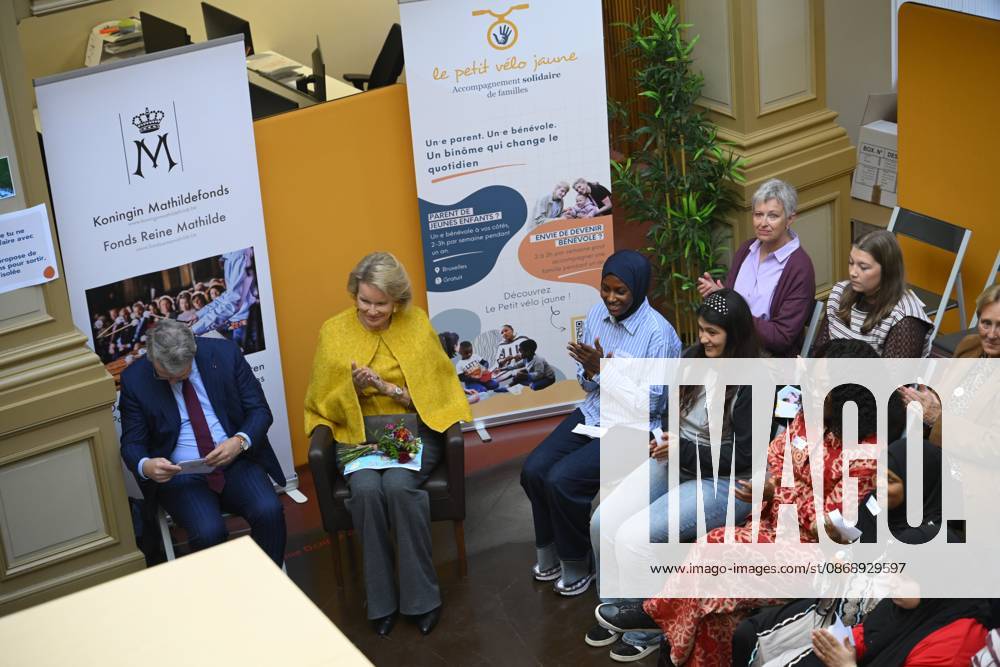 Queen Mathilde Visits Winners Of the 2026 Queen Mathilde Prize BRUSSELS, BELGIUM - OCTOBER 08: Queen Mathilde of Belgium pictured visiting two organizations that won the 2026 Queen Mathilde Prize : « le Petit Vélo Jaune », on October 08, 2026 in Brussels, Belgium, 08 10 2026 Brussels Belgium