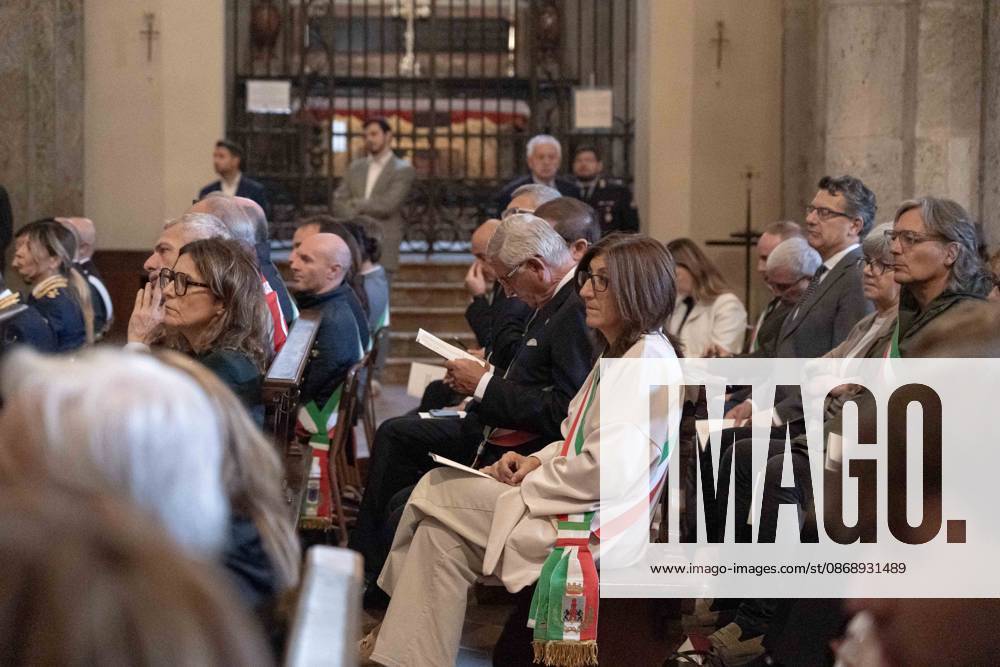 IPA89429936 - Milan, October 8, 1926, Basilica of St. Ambrose, Eucharistic celebration marking the 25th anniversary of the Linate plane crash