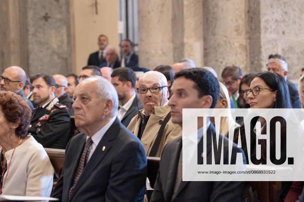 IPA89429933 - Milan, October 8, 1926, Basilica of SantAmbrogio, Eucharistic celebration marking the 25th anniversary of the Linate plane crash Pictured: Pasquale Padovano, a survivor of the crash
