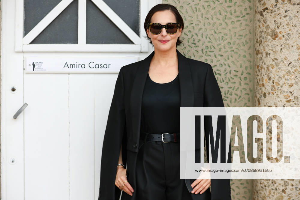 Jury president AMIRA CASAR during the cabin inauguration at the 37th Dinard British and Irish Film Festival in Dinard, France. Dinard France - ZUMAc179 20261008_zep_c179_018
